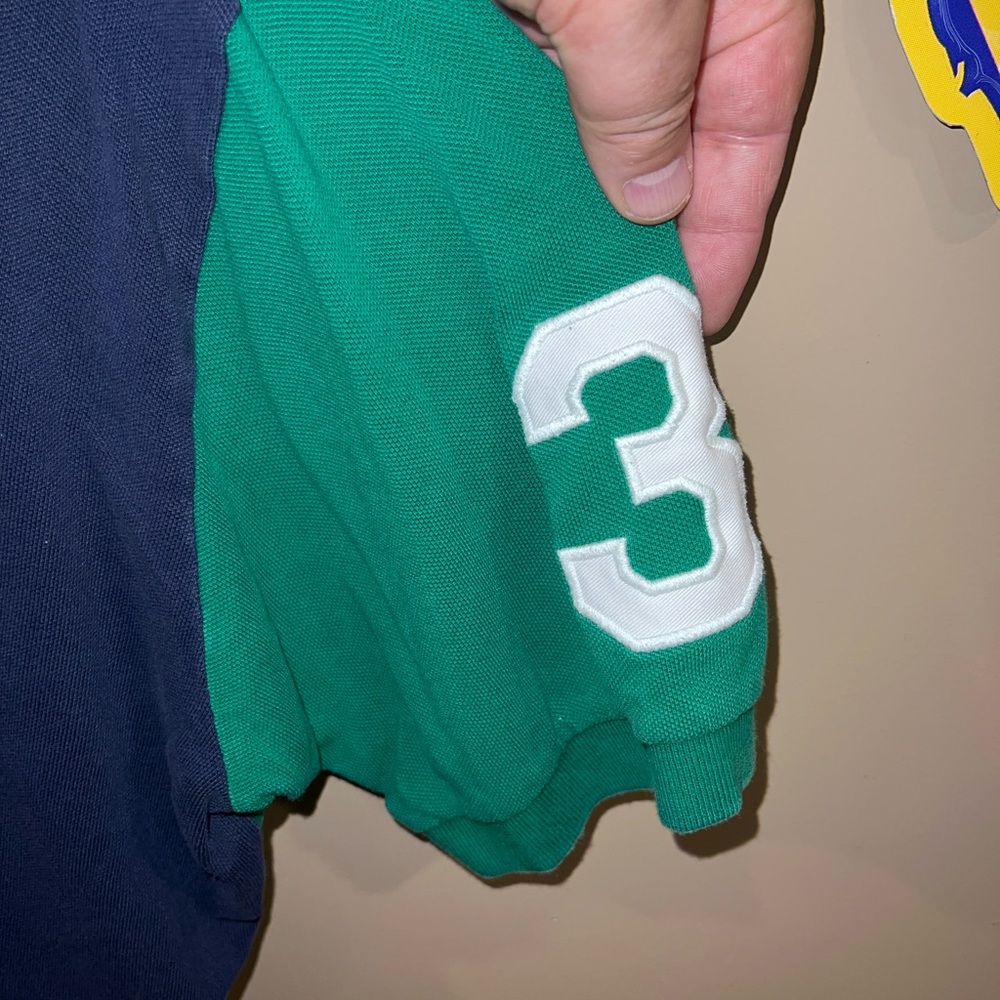 Vintage Green Polo Shirt with Embroidered Logo! - Picture 5 of 6